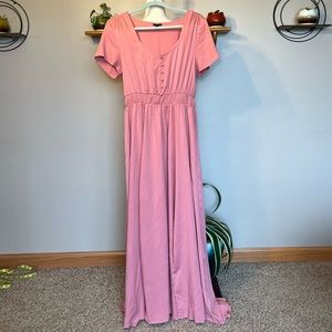 Torrid New Without Tags Size 0 Long Mauve Pink Madi Dress